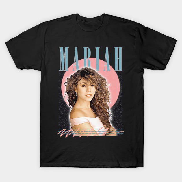 Mariah / 90s Vintage Aesthetic Design T-Shirt by DankFutura